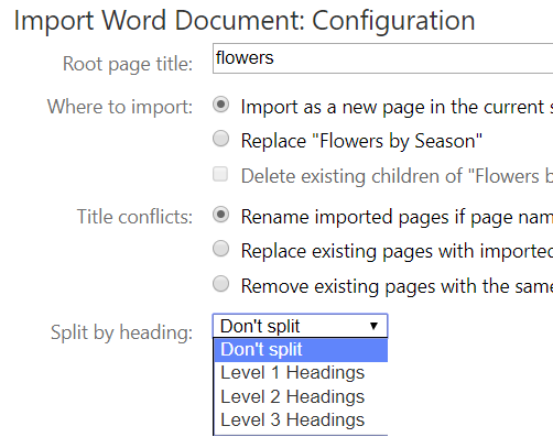 Confluence Markdown Import